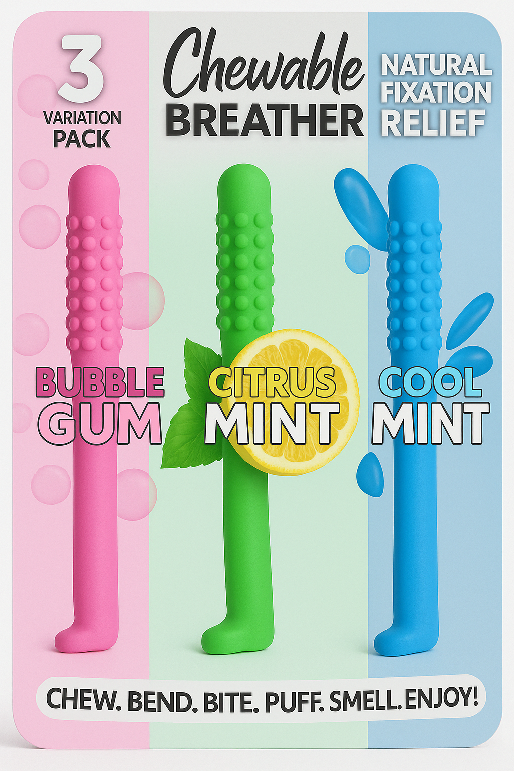 Qavelo's chewable breather Sticks